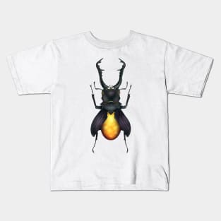 Amber Beetle Kids T-Shirt